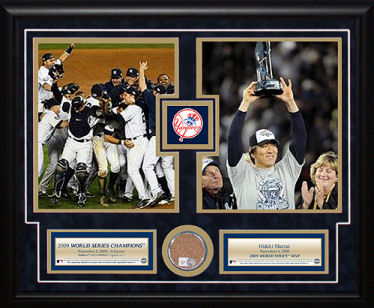 New York Yankees MLB 2009 World Series Champions Player Collage Photo