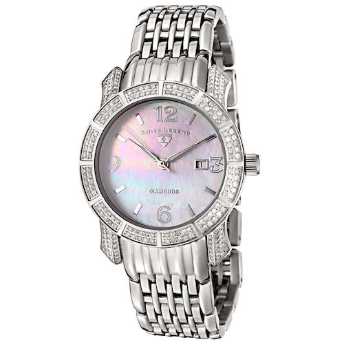 swiss legend marquise diamond watch