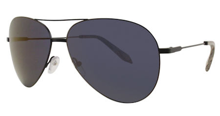 Victoria Beckham VBS119 C05 Classic Feather Blk/Midnight Brze Mirror Sunglasses 