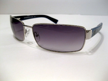 Details about   Vintage Mandarina Duck Clear Blue & Grey Gradient Rimless Sunglasses Italy NOS 