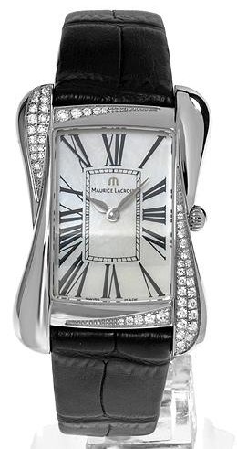 Maurice Lacroix Ladies Divina Stainless Steel Diamond Dress Watch