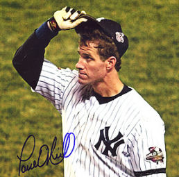 Bid On a Paul O'Neill Autographed Tip Cap 16x20 Photograph with Frame!
