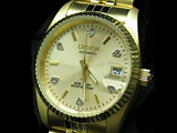 croton mens 6 diamond automatic watch