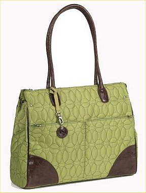 Chelsey Henry Work To Play Handbags Chelsey Henry Work To Play Tote Bag In Kiwi Sched Nylon With Walnut Leather Trim Sy Luxurious Style Ideal For The Woman On Go
