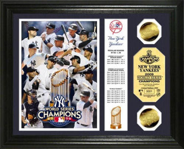 2009 World Series Champions 24KT Gold Coin Photo Mint