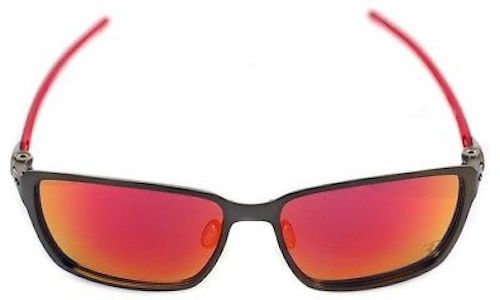 Oakley Scuderia Ferrari OO6017-07 Tincan Carbon Ruby Iridium Sunglasses